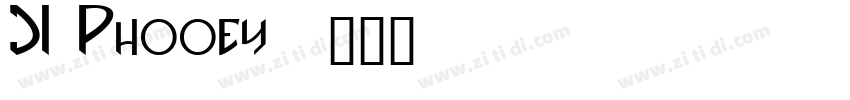 JI Phooey字体转换
